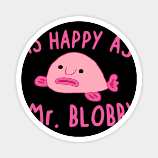 Blobfish Blob Face Sea Animal Pink Gift Idea Magnet